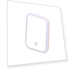 LED Makeup Mirror with Touch Screen — Compact & Travel, Makeup Kits