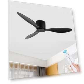 Modern Fan with Quiet DC Motor — Ceiling Fans, Seahorse Home