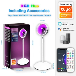 RGB Sunset Projection Lamp with Remote Control, ZIDLI