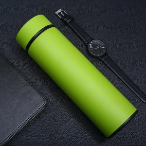 Vacuum Insulated Temperature Display Thermos — Smart Water Bottle, Binchi Fitness