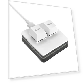 Copy Paste Keyboard 2 Key Mini Programmable Shortcut Keypad — Keyboards, LIAESMART Home