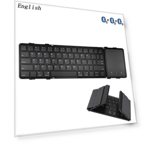 Folding Bluetooth Keyboard with Touchpad/Numeric Pad — Keyboards, SeenDa