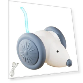 Interactive Electric Cat Toy with LED Tail — Cat Playthings, I love My Pet