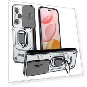 Kickstand Phone Protector with Lens Cover — Protective Cases, Smartwatch 2025