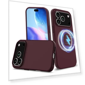 MagSafe-Compatible Shockproof Liquid Silicone Case — Phone Accessories, Smartwatch 2025