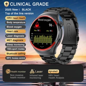 Medical Nurse Watch with Laser Therapy, PRISMA