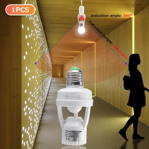 Motion Sensor Light Socket Converter, Sole Street