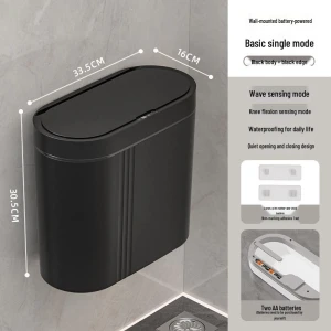 Smart Automatic Wall-Mounted Trash Can, Value Vault