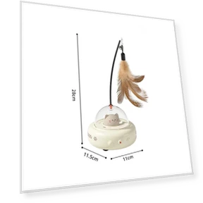 Smart Teaser for Cats — Feathers, Darling Women Boutique D