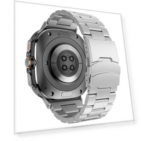 Titanium Alloy Three Bead Wrist Strap — Bands, Smartwatch 2025