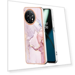 TPU Case with IMD Marble Pattern Electroplated Back Cover — Basic Cases, Smartwatch 2025