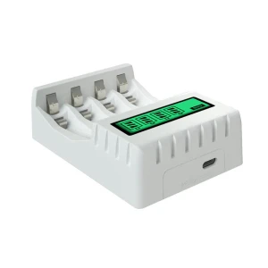 Ultra-Fast Smart Battery Charger with 4 Slots, ExellBattery