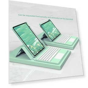 Ultra-Thin Rotating Bluetooth Keyboard Case with Stylus Holder — Keyboard Cases, SS-Pajamas-01