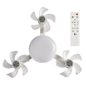 2 In 1 Hanging Fan with LED Light, Mode Closet