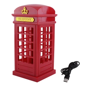 Creative Retro Classic Telephone Booth Night Light, Sole Street