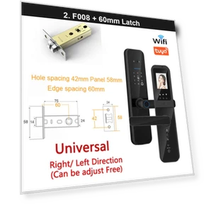 Smart Lock with Visual 'Cat Eye', Remote Unlocking — Smart Home Security, RAYKUBE