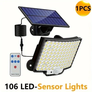 Solar Garden Light with Motion Sensor, COOKING-MALL