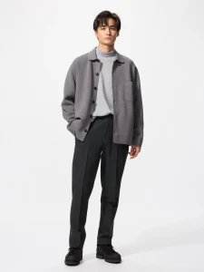 Warm Smart Plaid Pants, Uniqlo