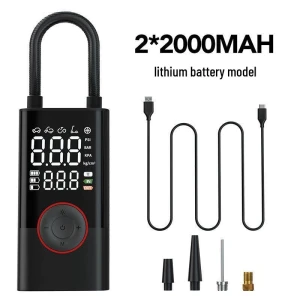 Wireless Smart Portable Tire Pump, GearUp AutoMoto