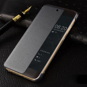 Phone Case with Auto Wake/Sleep and Smart View Window, Go-Top Accessories