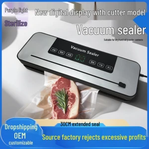 Automatic Vacuum Sealer with Cutter and Bags, ToolCraft