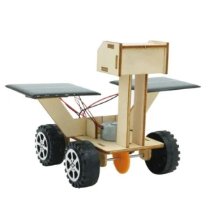DIY Solar-Powered Moon Rover Model Robot Science Experiment Toy, Exquiste life