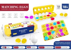Educational Toy: Number and Shape Matching Eggs, CreativeCorner