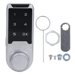 Electronic Cabinet Lock with Digital Touch Keypad, OutsideWorld