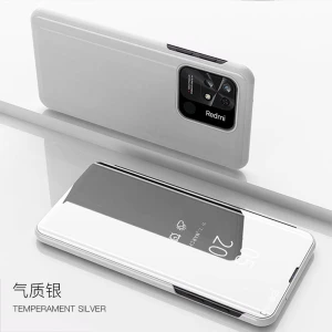 Magnetic Flip Phone Case with Mirror View and Card Holder, MY-CASE