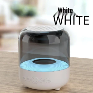 Smart Speaker with Bluetooth and AI, Stereo Sound, Colorful LED Lighting, ElectroCN