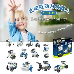 Solar Robot Building Kit 12-in-1, CreativeCorner