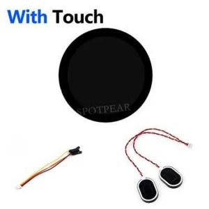 Development Board with Round LCD Display and AI Voice Assistant, ElectroCN