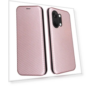 Carbon Fiber Texture Leather Stand Phone Case Card Holder — Phone Accessories, Smartwatch 2025