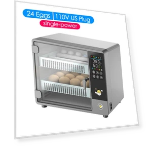 Fully Automatic Touch Control Temperature Egg Incubator — Egg Cookers, Happy Home Mall