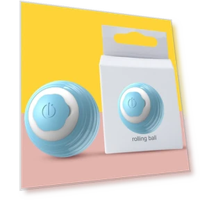 Smart Glowing Gravity Rolling Toy — Cat Playthings, AI Market
