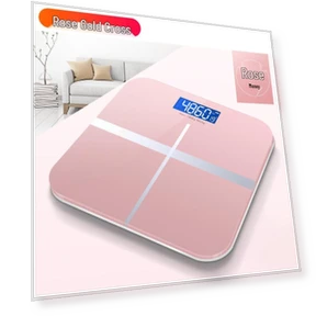 Smart Gradient Body Scale with Hidden Screen — Weight Management Tools, TrendVibeCN