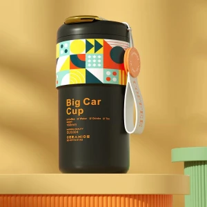 Smart Temperature Display Insulated Coffee Mug — Smart Water Bottle, odeer