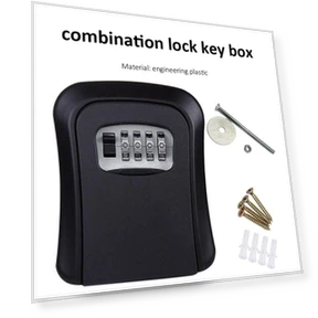 Wall-Mounted Smart Safe with Password — Cabinet Safes, Foot Living