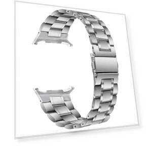 5-Bead Stainless Steel Watch Bracelet Strap — Bands, Smartwatch 2025