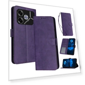 Fall Proof PU Leather Phone Cover with Strap — Basic Cases, Smartwatch 2025