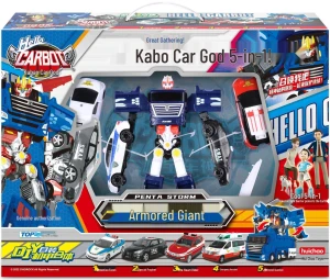 Rescue Police 4-in-1 Transforming Robot Toy Car, Toys Space