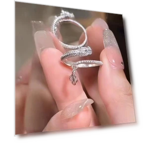 Smart Ring with Swinging Dragon Tail — Smart Rings, Wipon