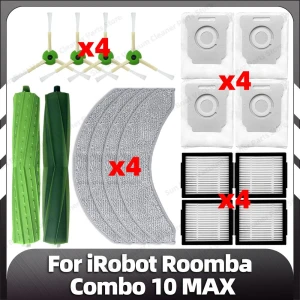 Compatible Accessory Kit for iRobot Roomba Combo 10 Max, Modern Home Furnishing