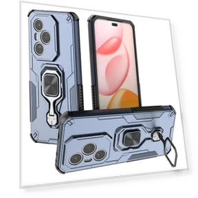 Rotating Ring Stand PC+TPU Shockproof Phone Case — Phone Accessories, Smartwatch 2025