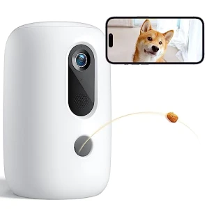 Pet Camera with Treat Dispenser — Automatic Pet Feeder, faroro