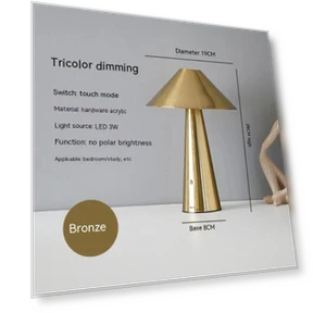 Nordic Mushroom Portable Wireless Table Lamp — Lighting, Elegant Living House