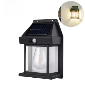 Outdoor Solar Wall Light with Motion Sensor, Homehop