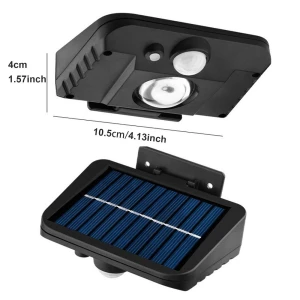 Outdoor Solar Wall Light with Motion Sensor, Aura Living