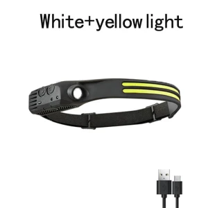 Rechargeable Headlamp with Motion Sensor, YH FlashLight