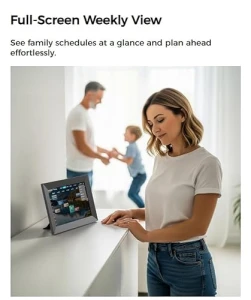 Smart Wi-Fi Digital Calendar and Photo Frame, SyncGo